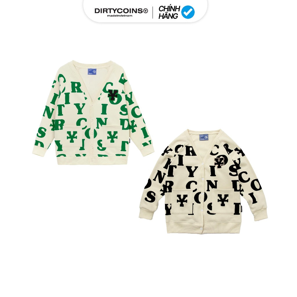 DirtyCoins Print Cardigan Jacket