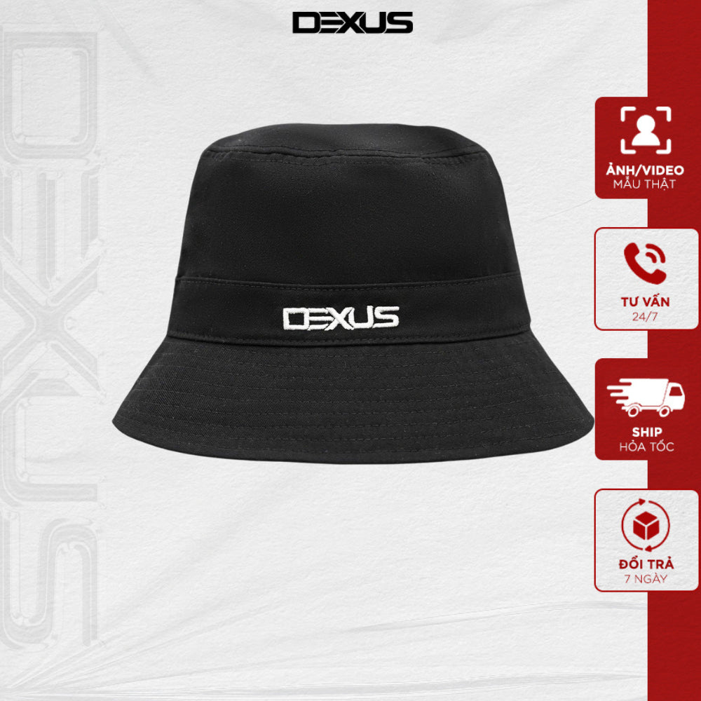 Women's Black Basic Bucket Dexus Cap / Hat _PK0004