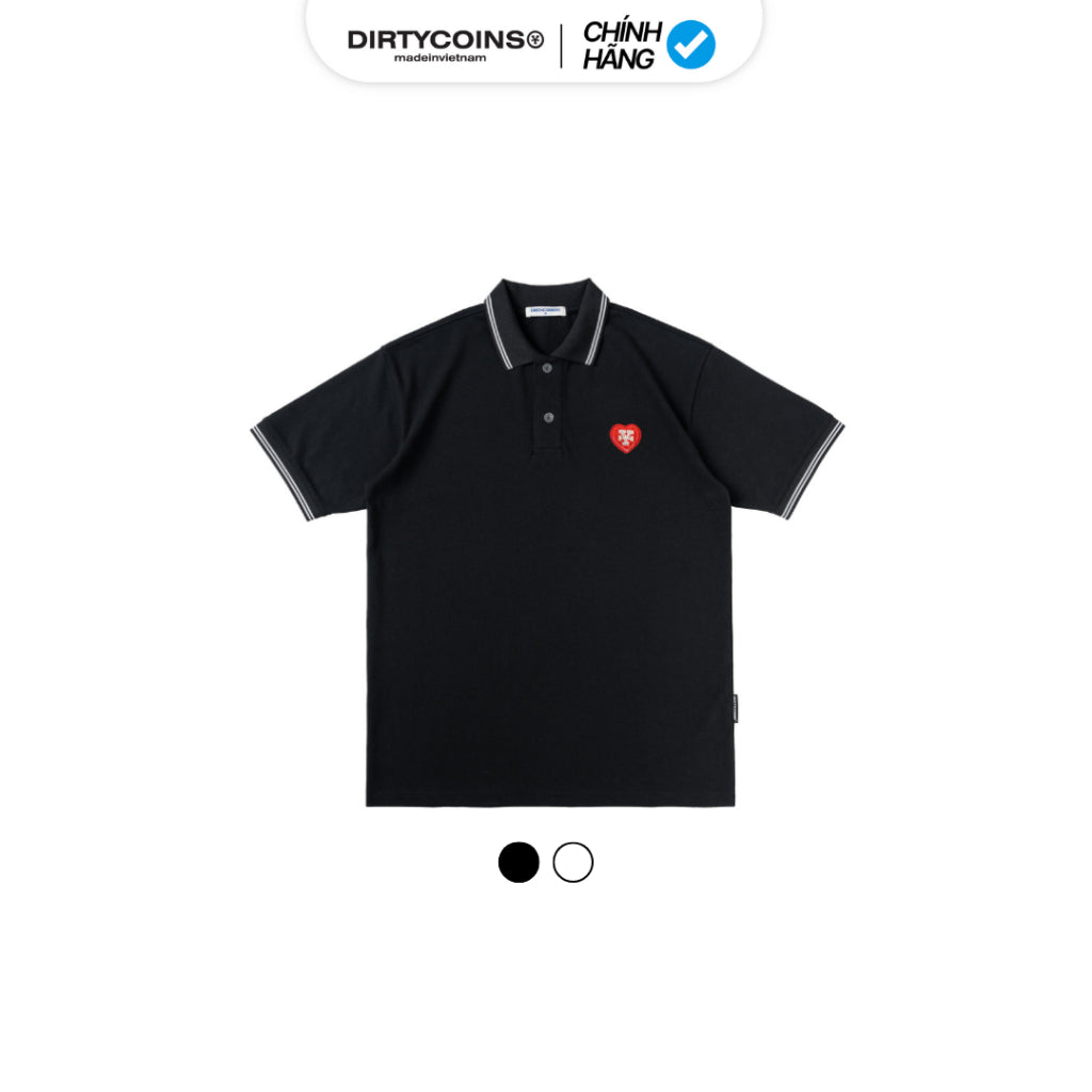 Áo Thun DirtyCoins Heart Patch Regular Polo