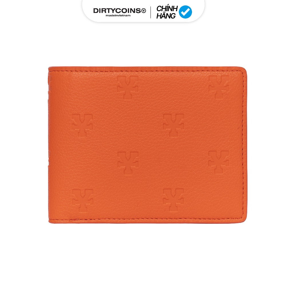 Ví Fold Wallet Y Pattern Embossed - Orange