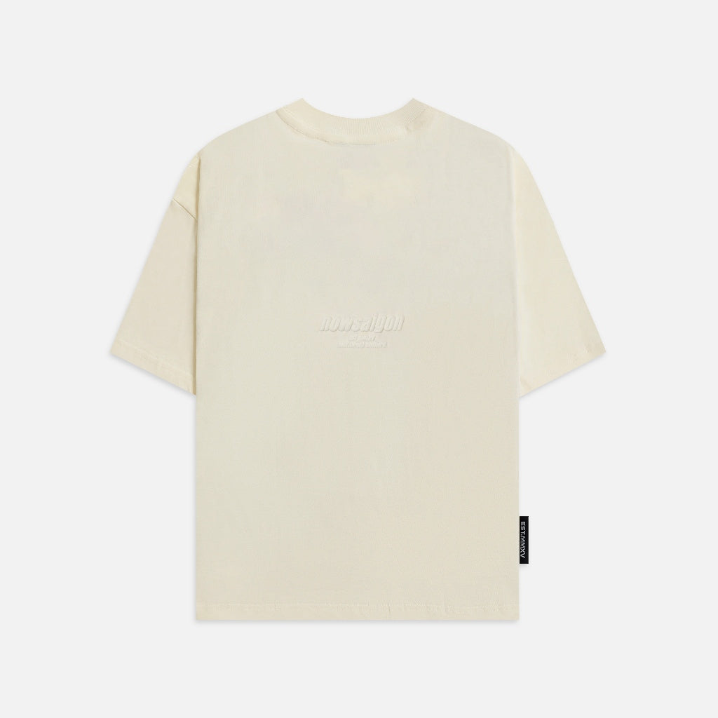 NEEDS OF WISDOM Binh Tay Market Tee - Cream - Genuine Local Brand