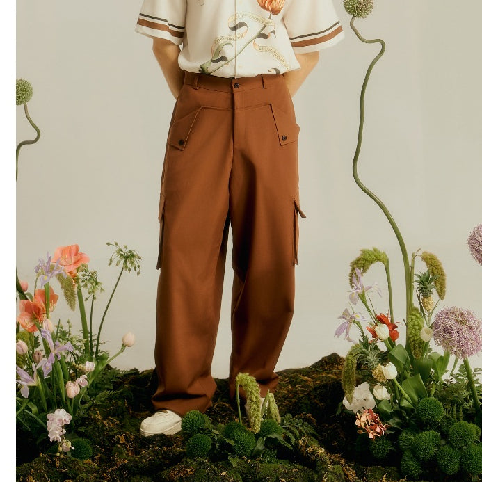 BLANKESPACE Quần Dài HASTON PANTS Màu Nâu Nam Nữ Unisex