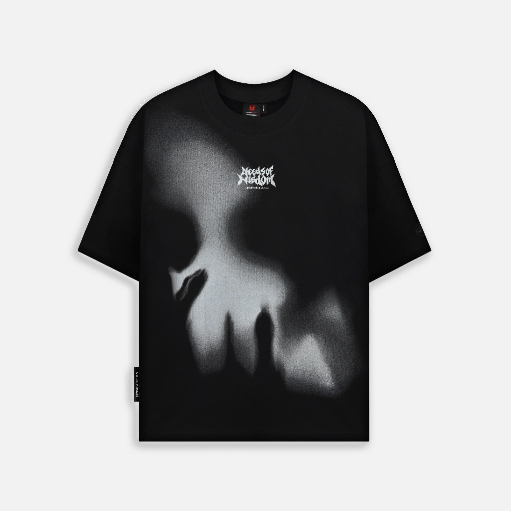 NEEDS OF WISDOM Akash Tee - Black - Genuine Local Brand