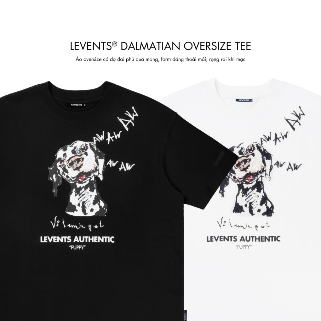 Áo Thun Levents Dalmatian Oversize Tee