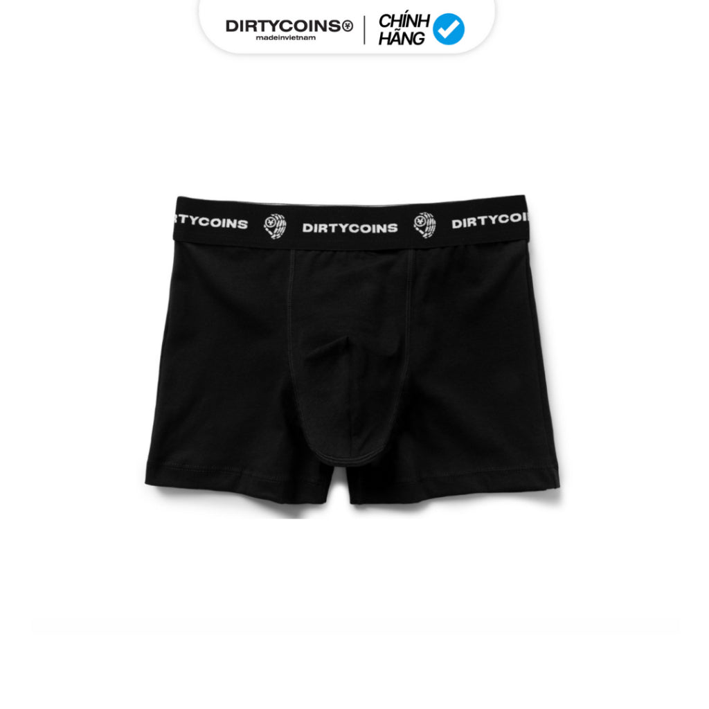 DirtyCoins Logo Boxer Pants - Black