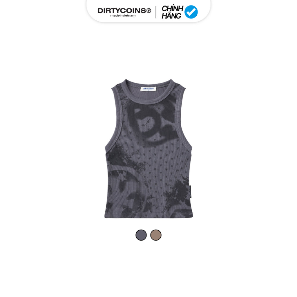 DirtyCoins Ribbed Crop Tank Top