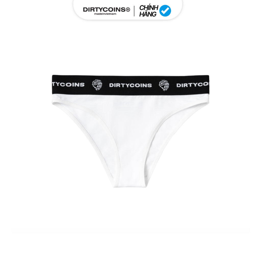 DirtyCoins Logo Women Briefs - White