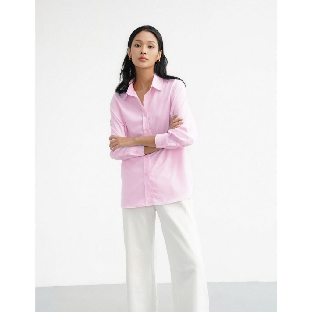 [KOL1508 x MONO TALK] MONO TALK regular fit shirt (mixed colors) wrinkle-resistant poplin fabric T10002TK