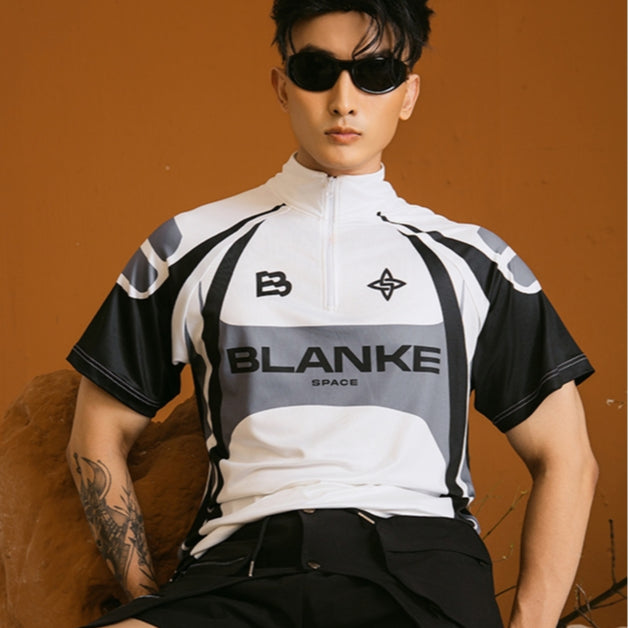 BLANKESPACE Áo Thể Thao Rider Tee Hai Màu Chất Vải Thun Poly Nam Nữ Unisex