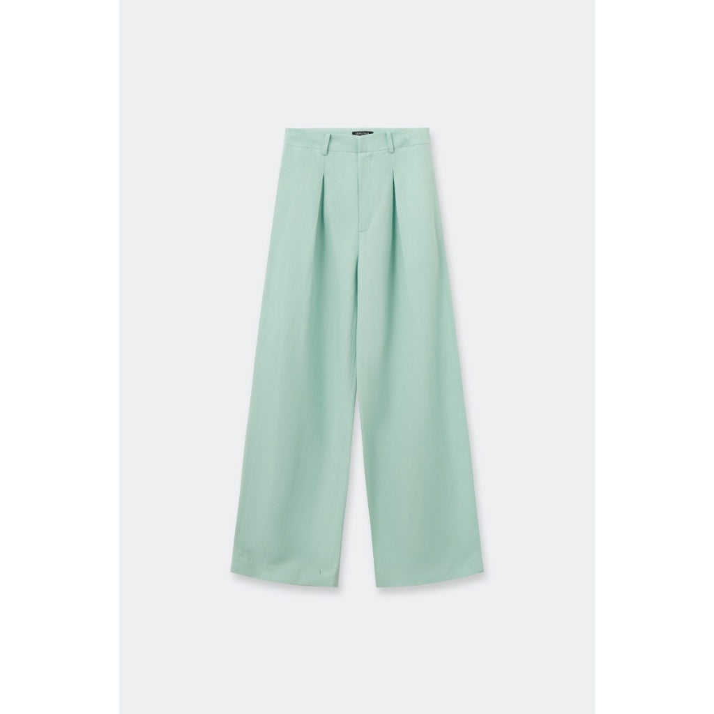 MONO TALK low-rise trousers with pleated waistband and cross pockets, MCS24S-B30005TK