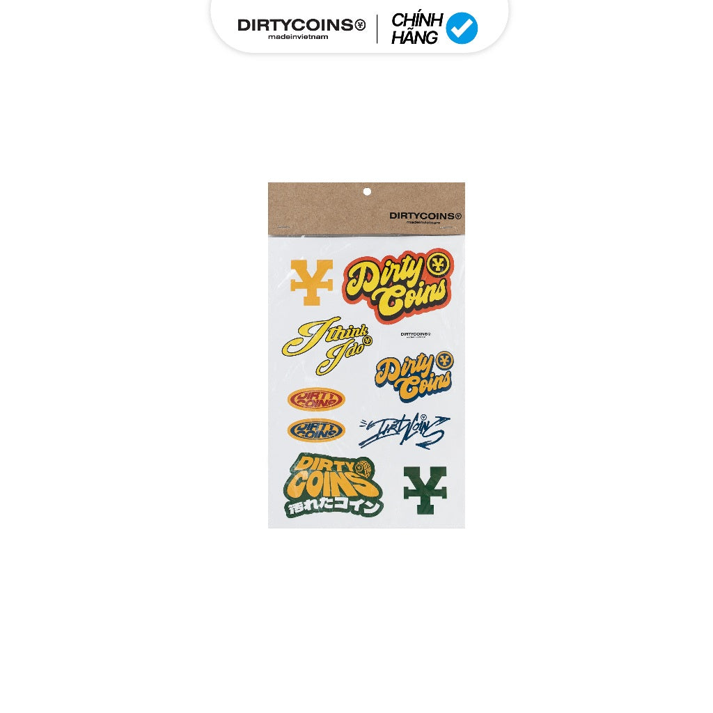 DirtyCoins Logo &amp; Logo Stickers