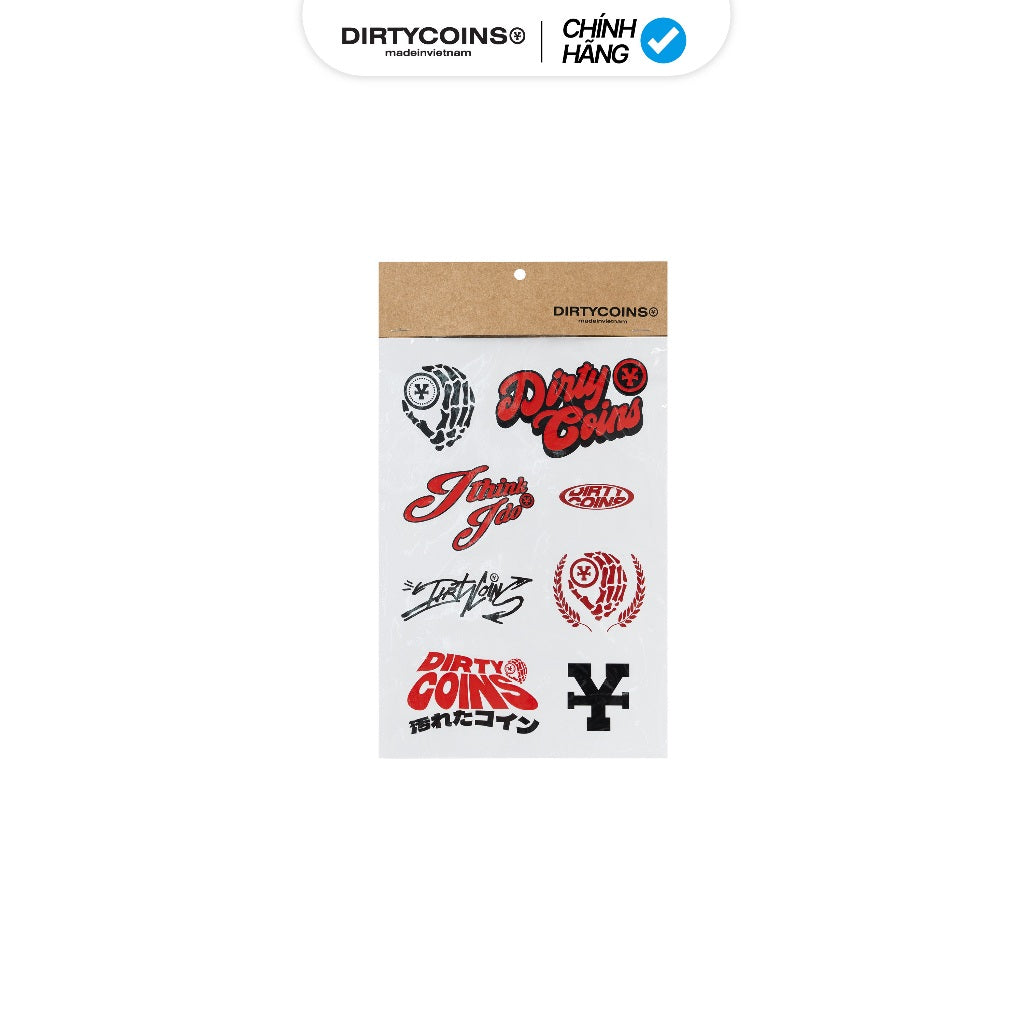 DirtyCoins Logo &amp; Logo Stickers