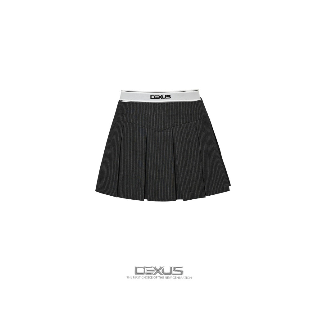 [ Dexus &amp; Phuong Trinh Jolie ] Women's Pleated Skirt with Scoop _DXCV70234