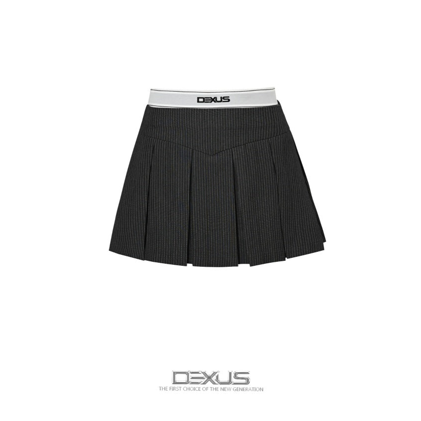 [ Dexus &amp; Phuong Trinh Jolie ] Women's Pleated Skirt with Scoop _DXCV70234