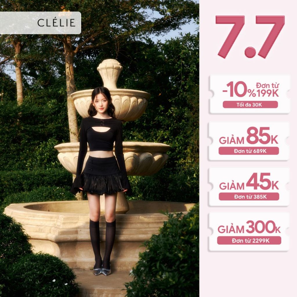 Chân váy ngắn tà bí | HAZEL SKIRT - CLÉLIE