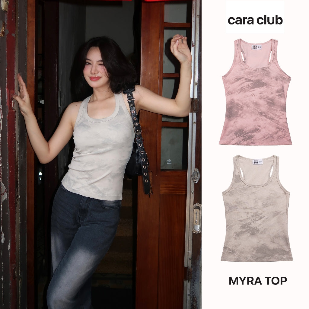 CARA Áo ba lỗ nữ Myra dáng tanktop loang màu cá tính