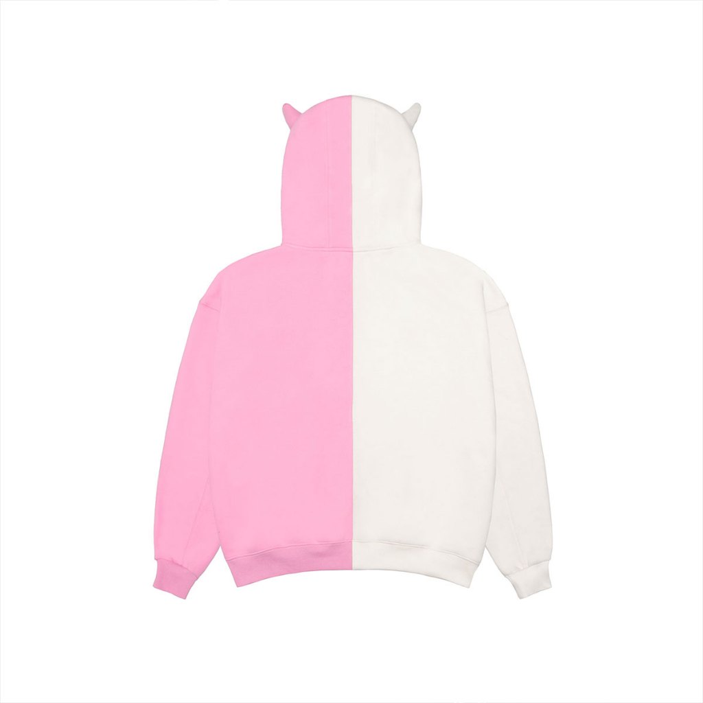 Áo Khoác Nỉ Bad Rabbit DEVIL RABBIT ZIP HOODIE PINK - Local Brand Chính Hãng