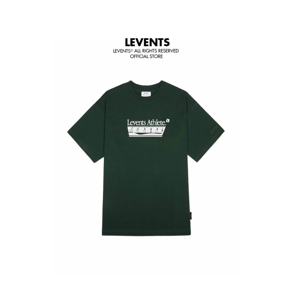 Levents Jogger T-shirt/ Green Tee 100% Cotton Unisex Oversized T-shirt