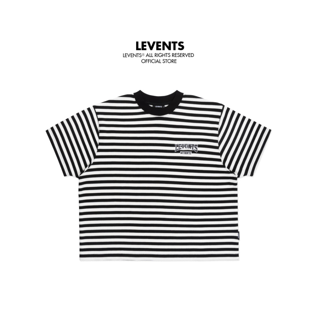 Áo Thun Levents Horizon Striped Boxy 2.0 Tee/ Black