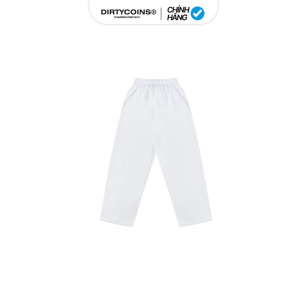 Quần Dài DirtyCoins Track Pants Relaxed Taped Logo - White