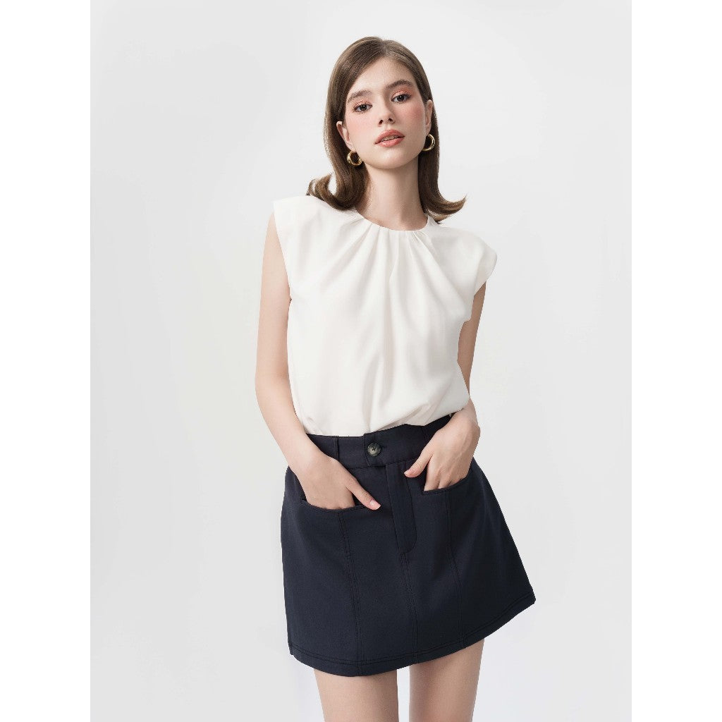 RECHIC Hira skirt with stylized A-line and 2 elegant front pockets