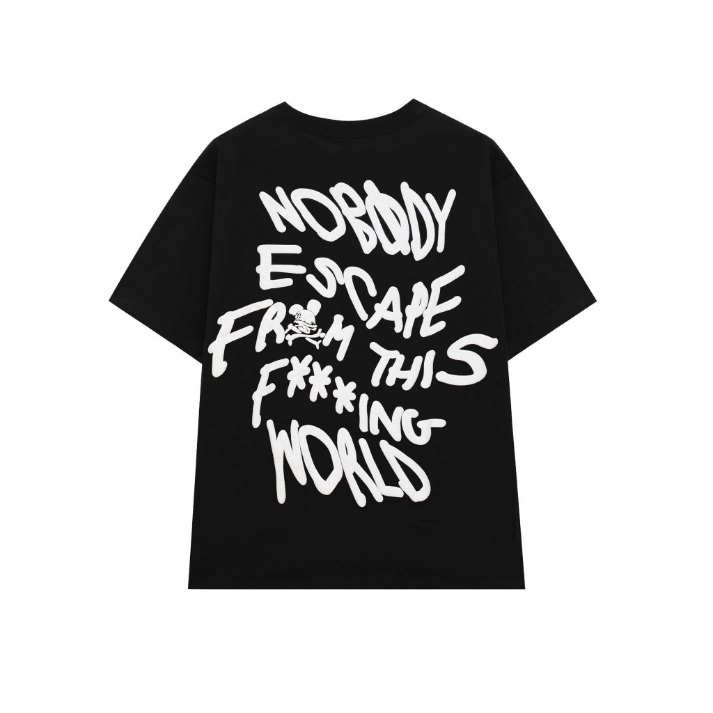 NOBODY TEE BLACK -Bad habits - LIVE EXCLUSIVE 15.8