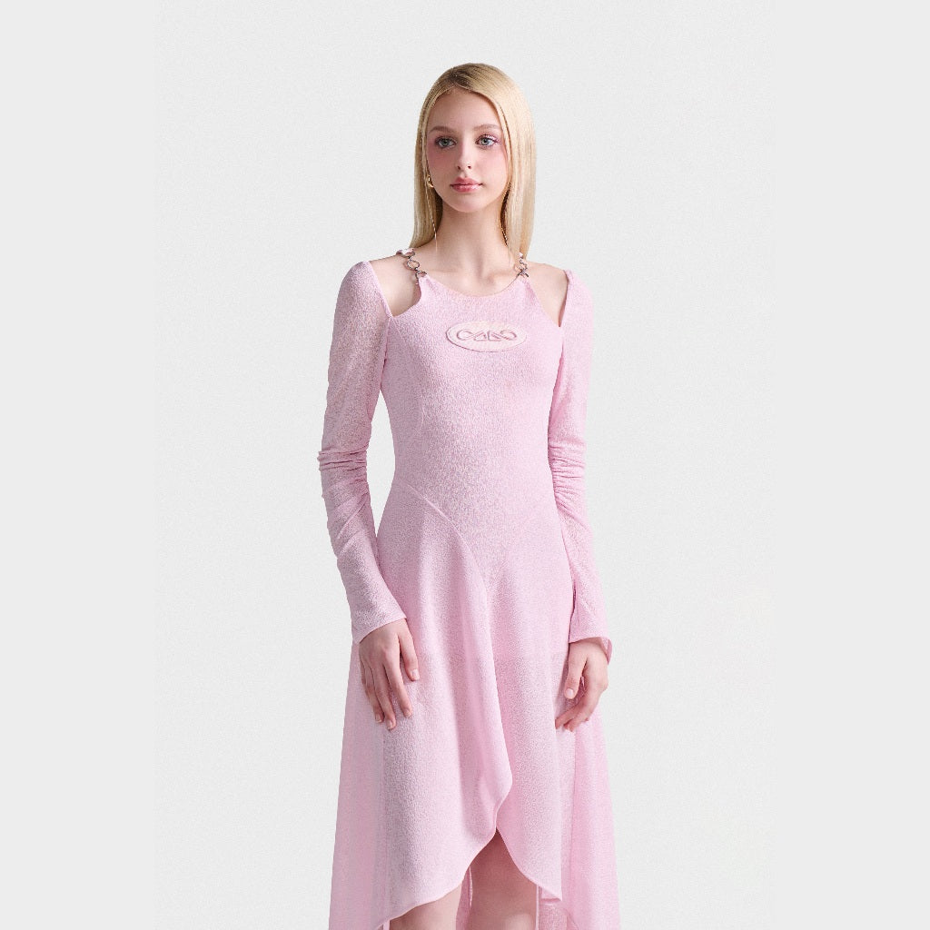 DEAR JOSÉ - Long sleeve Hi-low dress - Tulipe