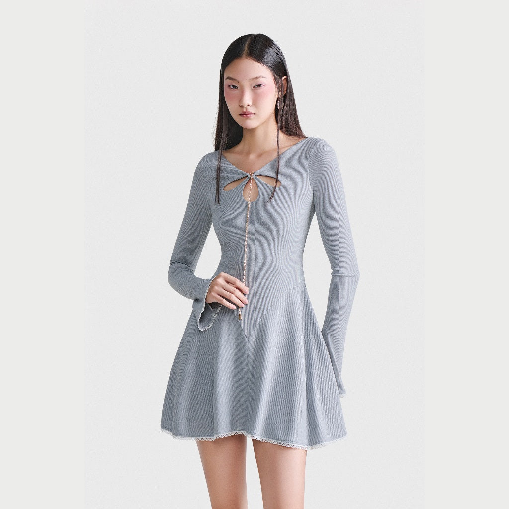 DEAR JOSÉ - Đầm mini tay dày viền ren - Clover Mini Dress