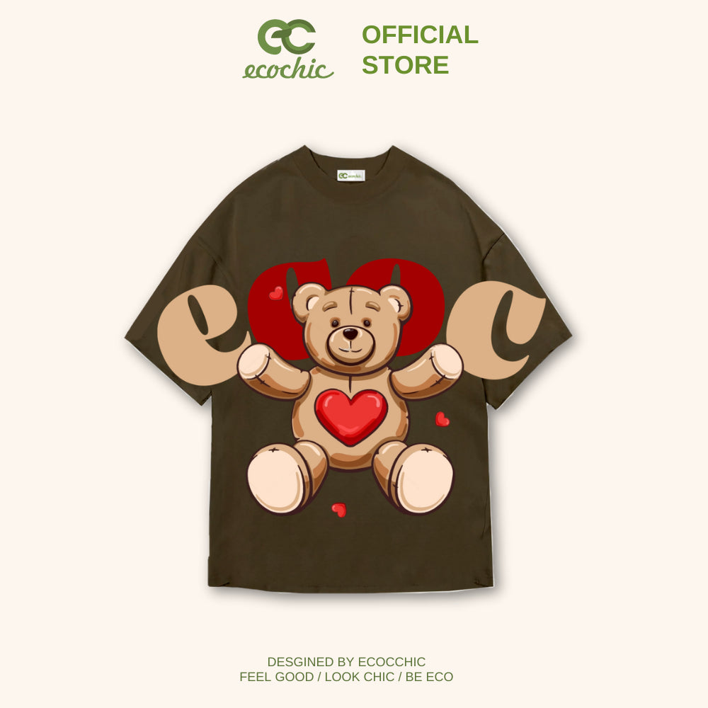 ECOCHIC LOVE SYMBOL Local Brand Authentic Unisex T-Shirt Oversize Premium Cotton 100% B056