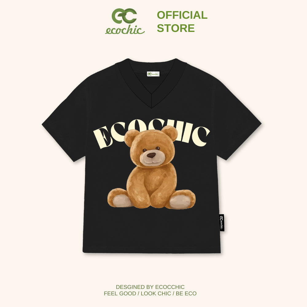 Áo Phông ECOCHIC TEDDY BABY TEE Local Brand Chính Hãng Unisex Form Ôm Premium Cotton 100% B060