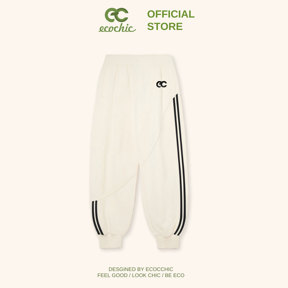 Genuine ECOCHIC DELINE Jogger Line Sweatpants High Quality Elastic Waistband Dynamic Sports B073