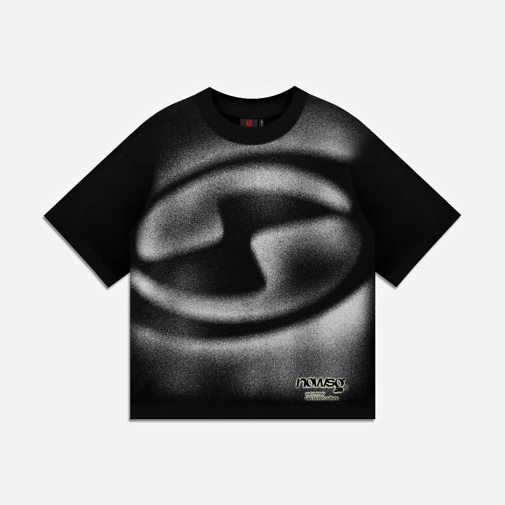NEEDS OF WISDOM Glowing Logo Tee - Black - Genuine Local Brand