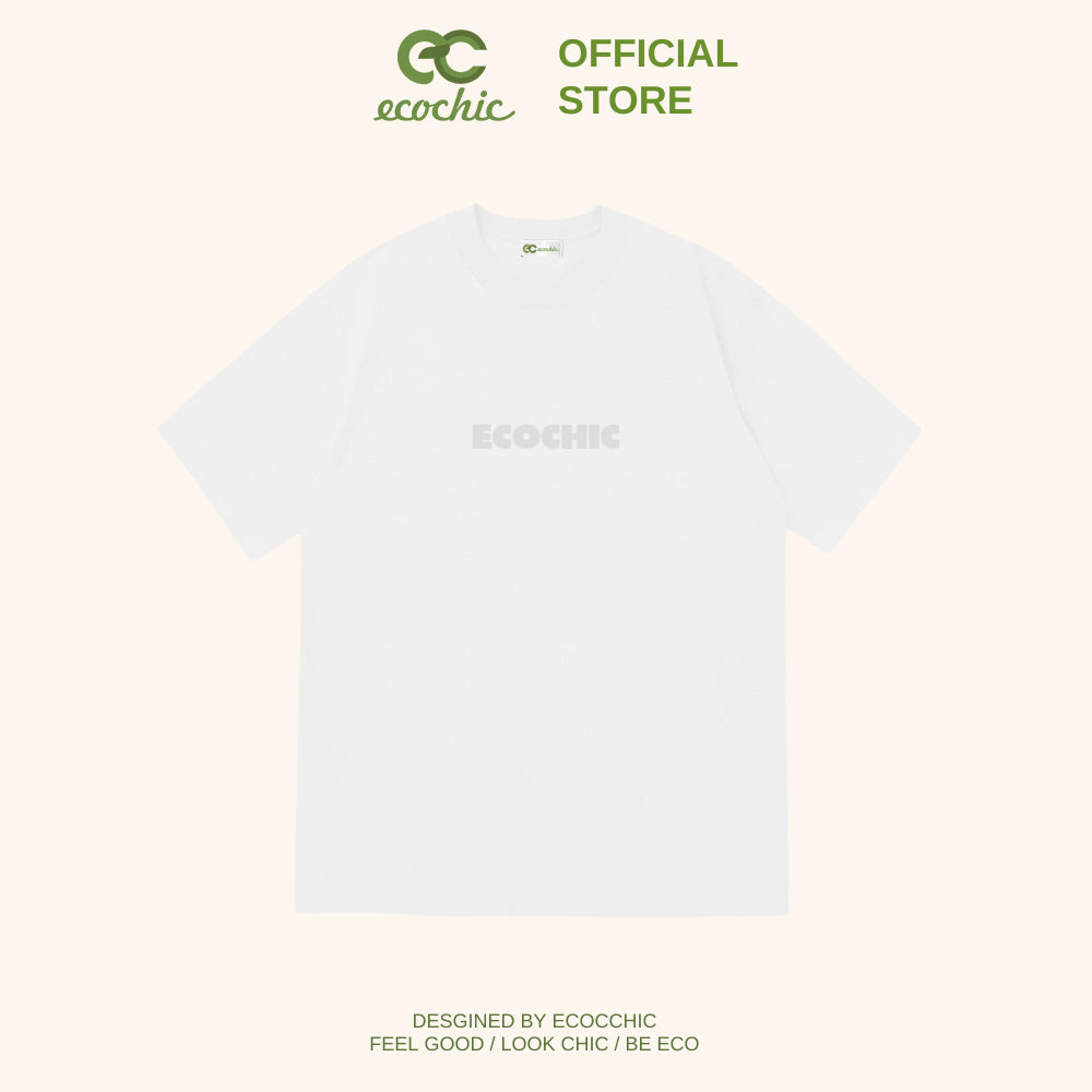 Authentic ECOCHIC Local Brand Basic Logo T-Shirt Unisex Loose Form Oversize Premium Cotton 100% B081 