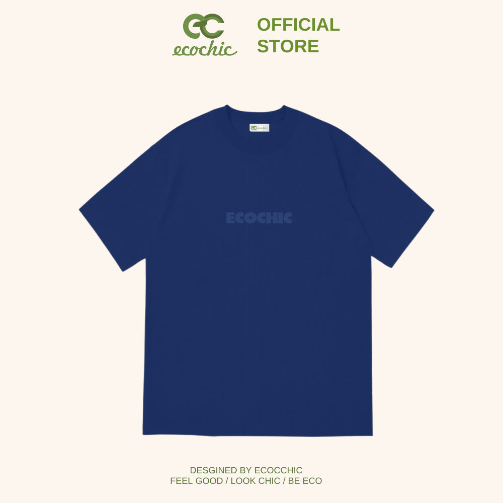 Authentic ECOCHIC Local Brand Basic Logo T-Shirt Unisex Loose Form Oversize Premium Cotton 100% B081 