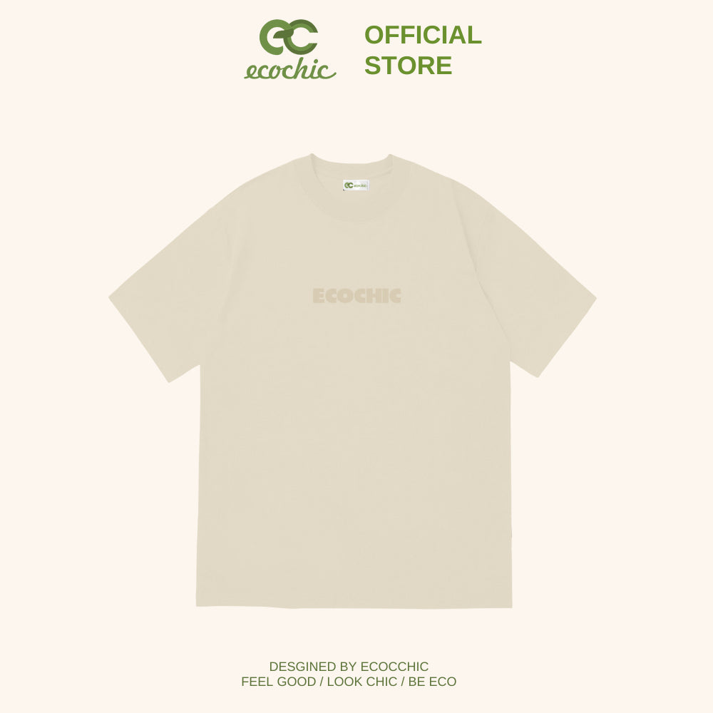 Authentic ECOCHIC Local Brand Basic Logo T-Shirt Unisex Loose Form Oversize Premium Cotton 100% B081 