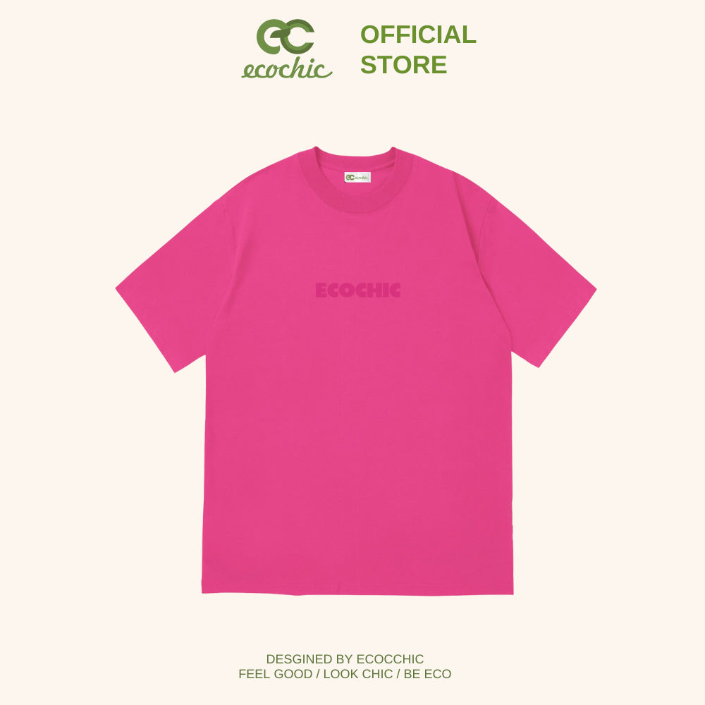 Authentic ECOCHIC Local Brand Basic Logo T-Shirt Unisex Loose Form Oversize Premium Cotton 100% B081 