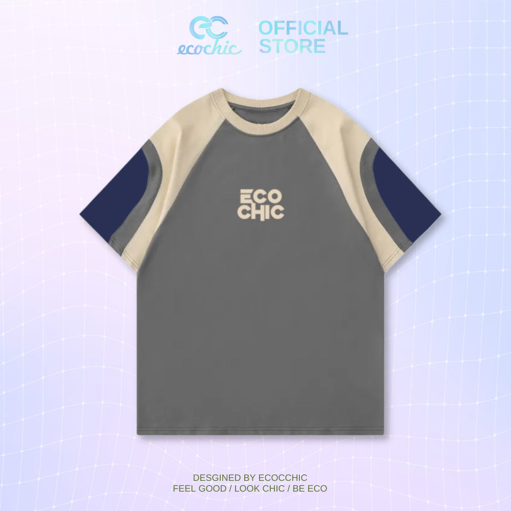 Áo Phông ECOCHIC MIX TSHIRT Local Brand Chính Hãng Unisex Form Rộng Oversize Premium Cotton 100% B059