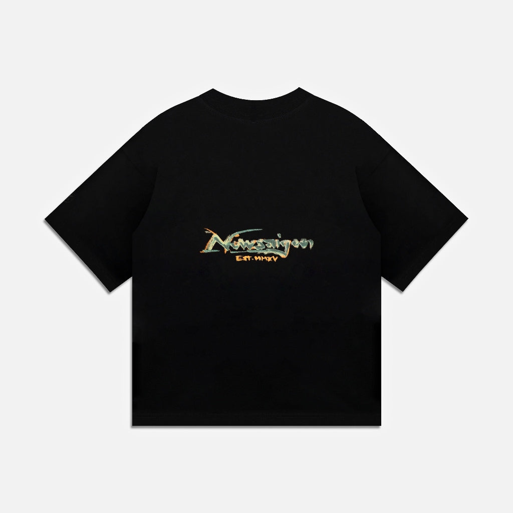 NEEDS OF WISDOM Friends Tee - Black - Genuine Local Brand