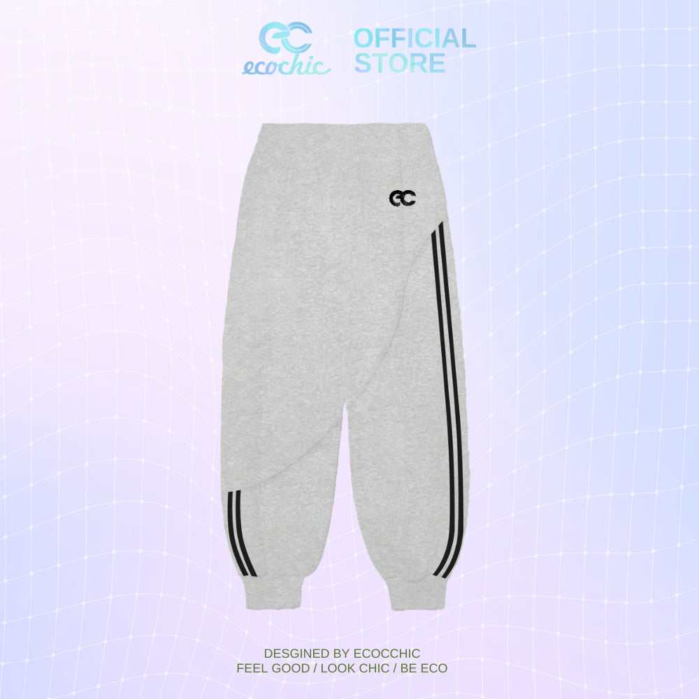 Genuine ECOCHIC DELINE Jogger Line Sweatpants High Quality Elastic Waistband Dynamic Sports B073