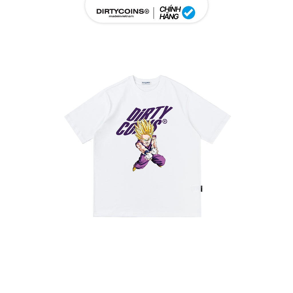 DIRTYCOINS T-Shirt | DRAGON BALL Z Gohan Super Saiyan - White