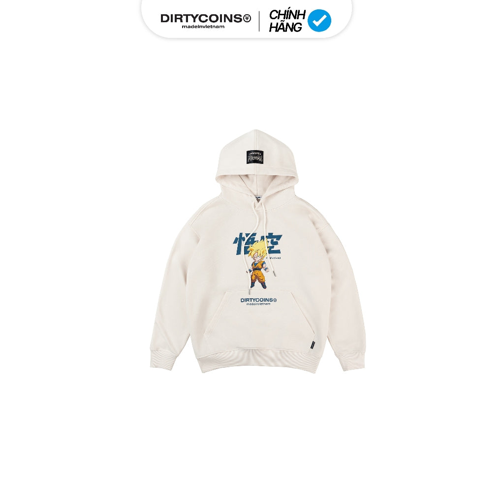 DIRTYCOINS Hoodie | DRAGON BALL Z Goku SS Chibi - Cream