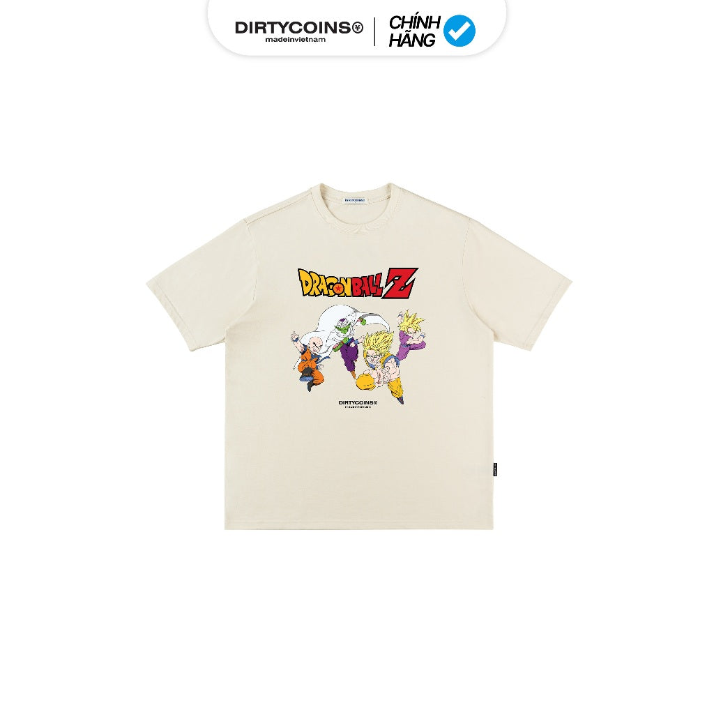 DIRTYCOINS T-Shirt | DRAGON BALL Z Dragon Team - Cream