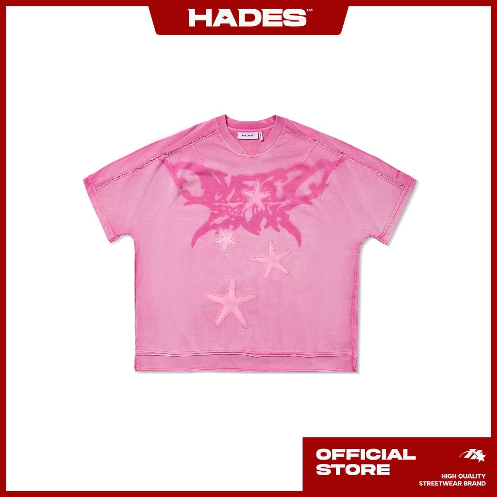 ABYSS SS24 Starry Pink Tee 100% Cotton - HADES Brand Chính Hãng Áo thun unisex