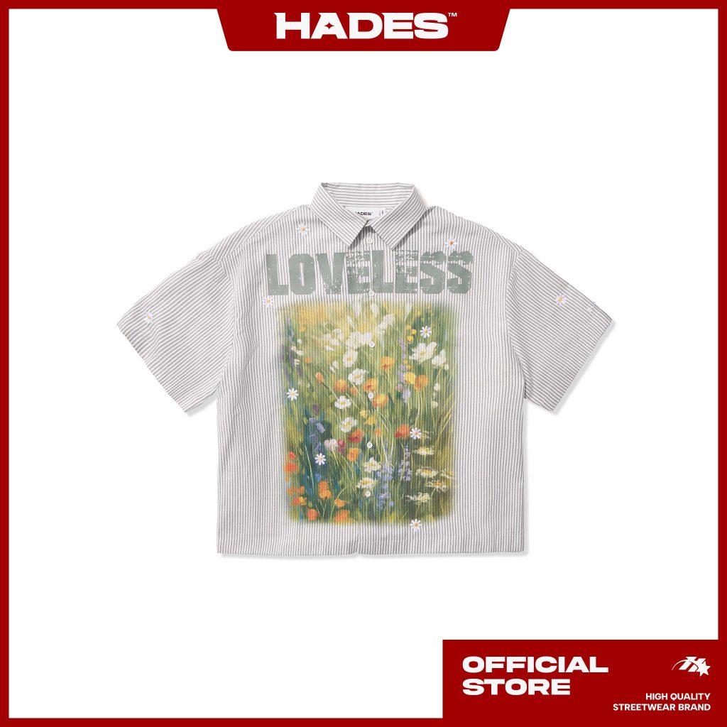 HADES Loveless Striped Shirts - HADES Brand Chính hãng Áo Sơmi tay ngắn unisex