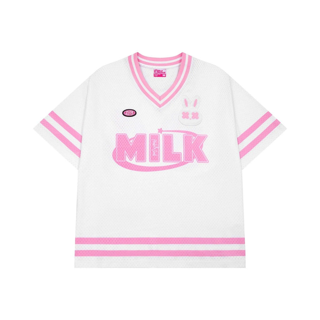 Unisex MILKY PINKY JERSEY T-Shirt - Genuine Local Brand - BAD RABBIT CLUB 