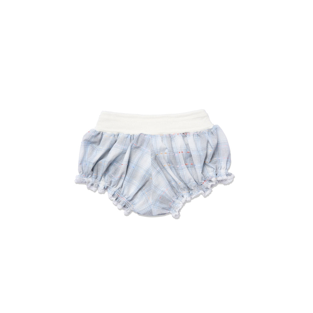 HADES Plaid Dream Pumpkin Shorts / Grey - Genuine HADES Brand Cotton silk pumpkin pants
