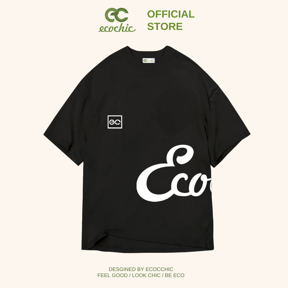 ECOCHIC PERFECT PAIR Tee Local Brand Authentic Unisex Oversize Premium Cotton 100% B136 