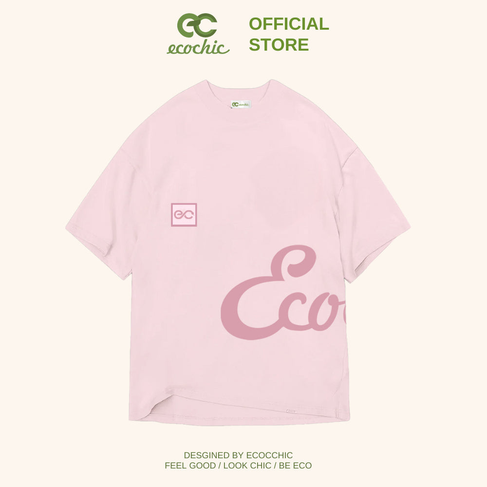 ECOCHIC PERFECT PAIR Tee Local Brand Authentic Unisex Oversize Premium Cotton 100% B136 