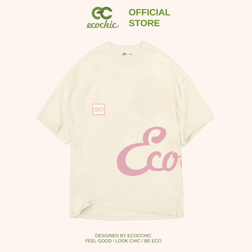 ECOCHIC PERFECT PAIR Tee Local Brand Authentic Unisex Oversize Premium Cotton 100% B136 