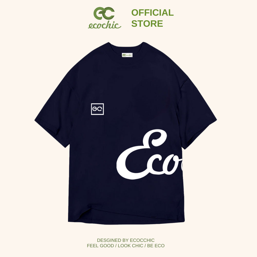 ECOCHIC PERFECT PAIR Tee Local Brand Authentic Unisex Oversize Premium Cotton 100% B136 